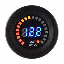 Blue LED Digital Display DC 12V Car Boat Gauge Auto Voltmeter Battery Monitor